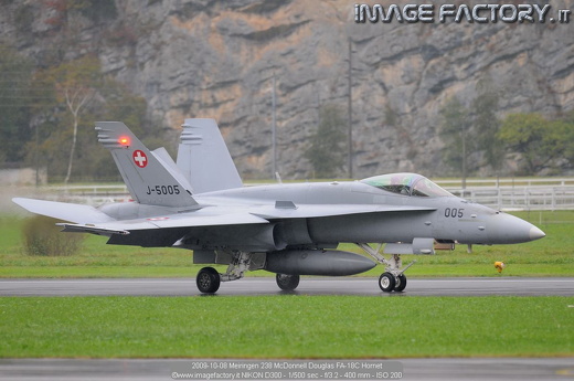 2009-10-08 Meiringen 238 McDonnell Douglas FA-18C Hornet